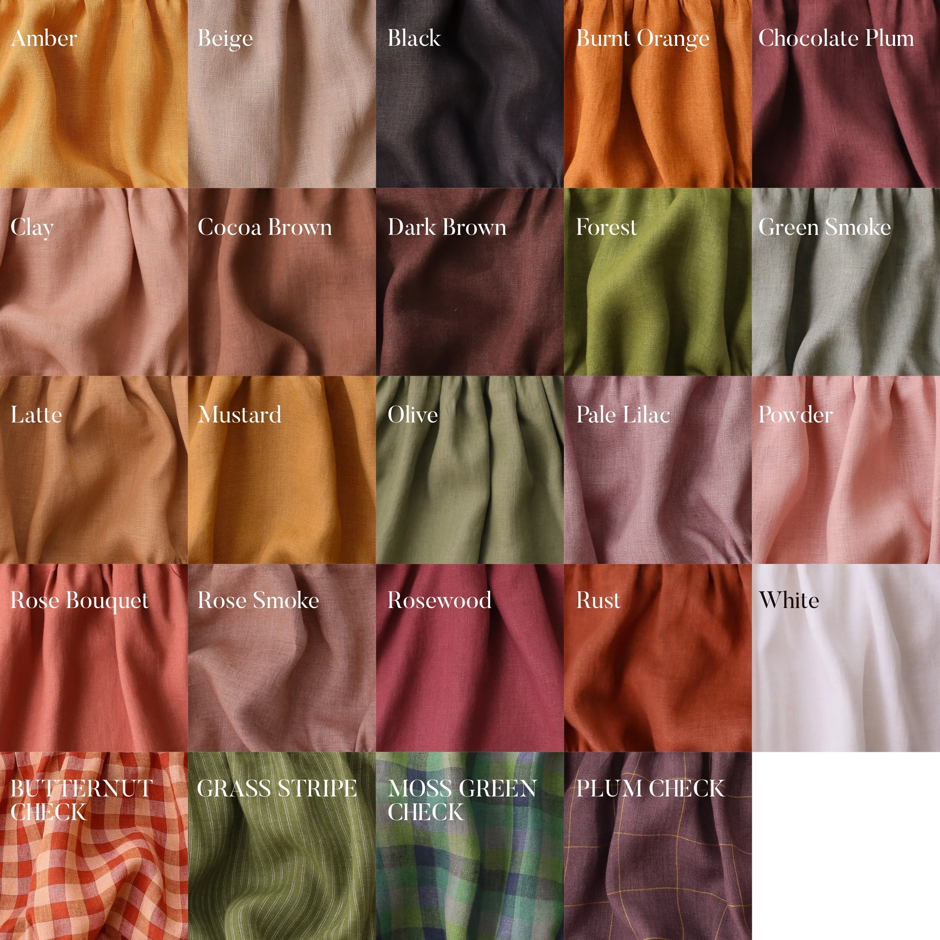 Butternut Check Linen Long Sleeve Shirt