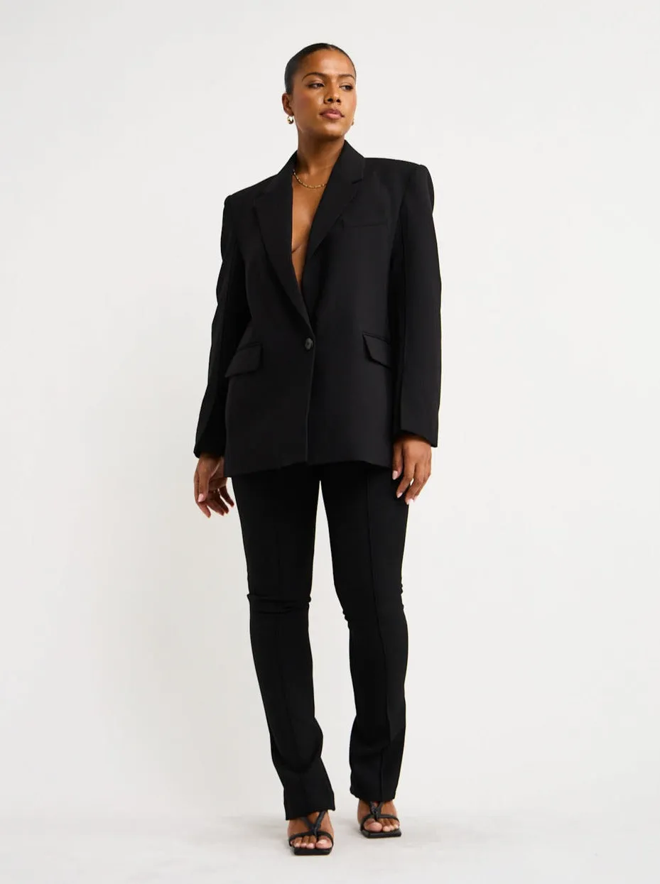 Camilla and Marc Camellia Tailored Blazer in Black