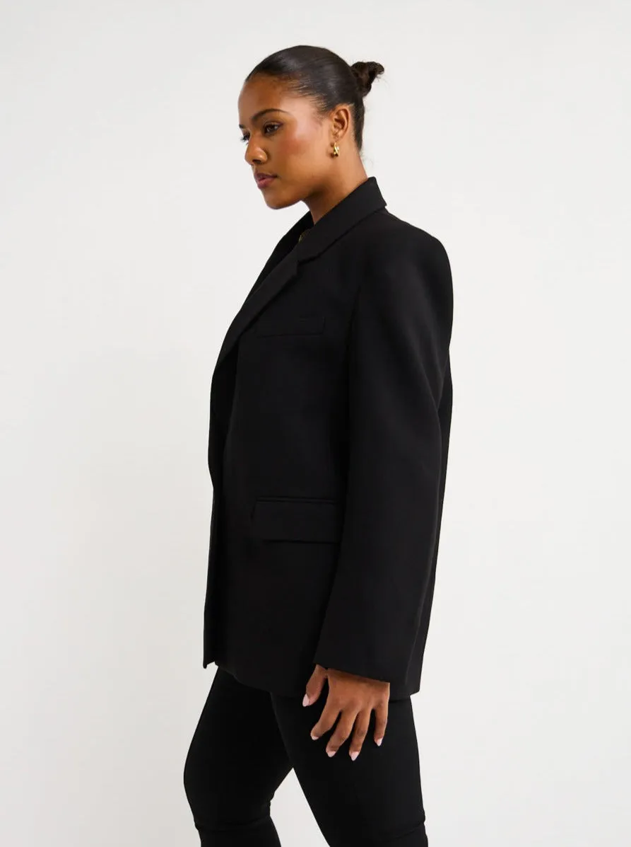 Camilla and Marc Camellia Tailored Blazer in Black