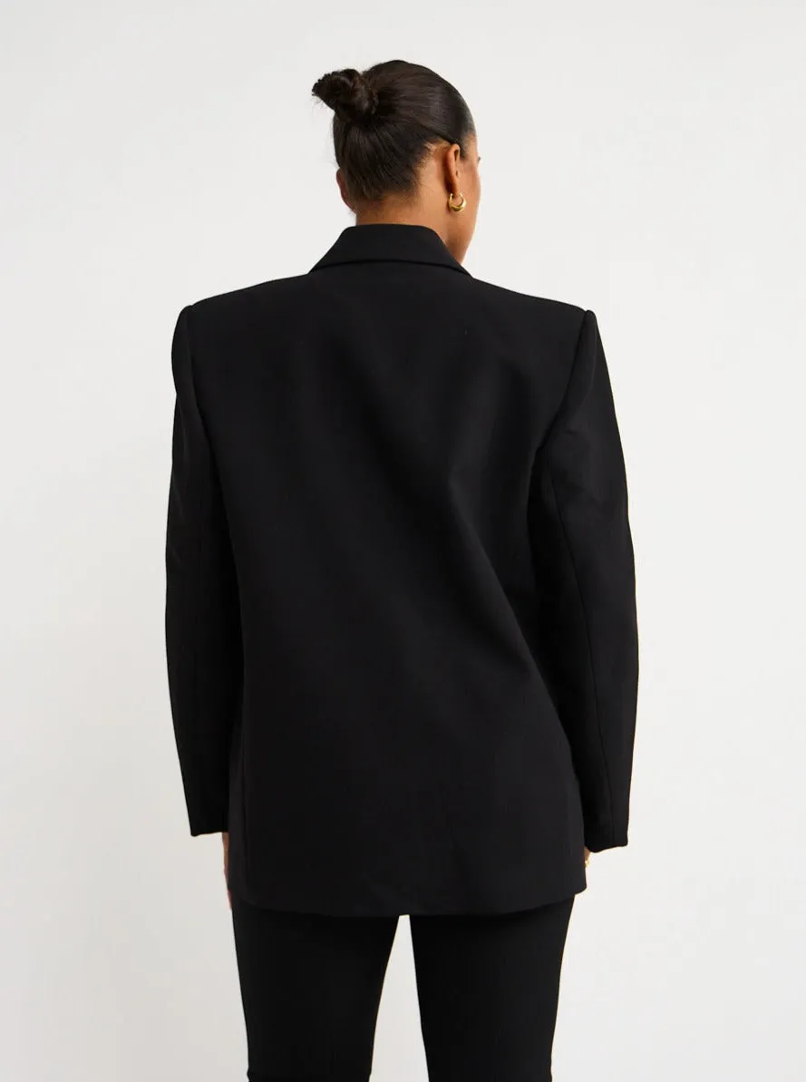 Camilla and Marc Camellia Tailored Blazer in Black