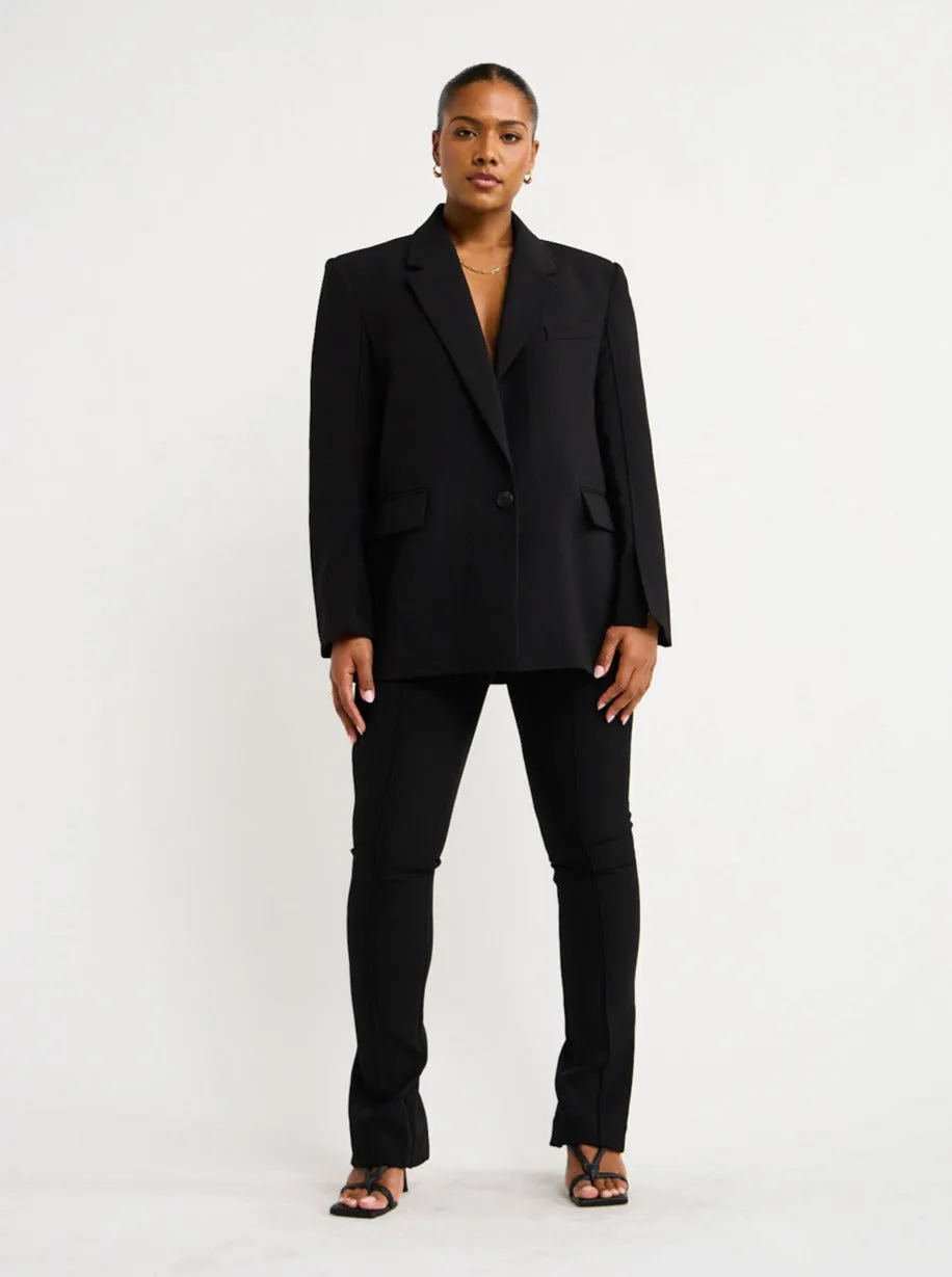 Camilla and Marc Camellia Tailored Blazer in Black