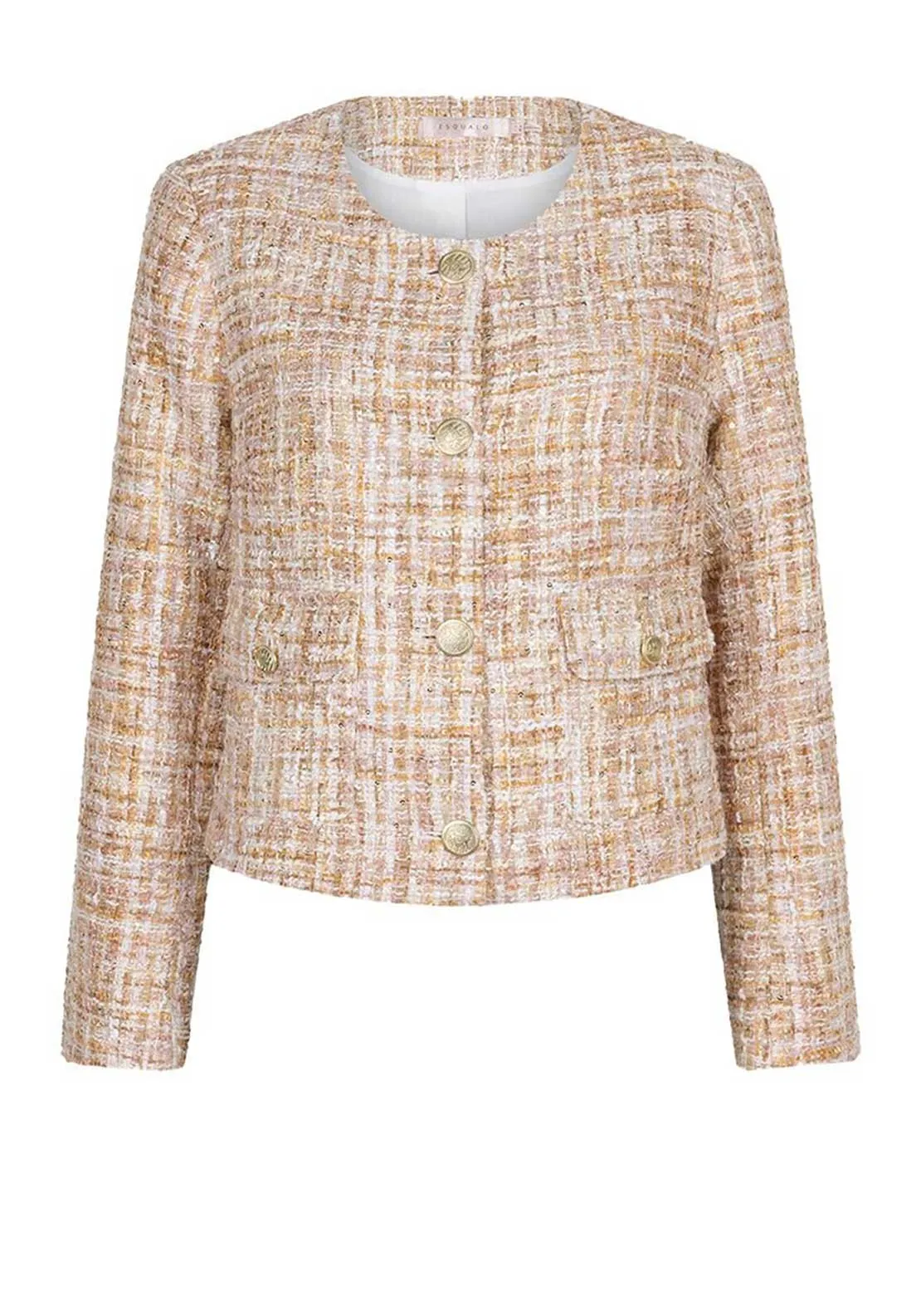 Esqualo Sand Tweed Jacket