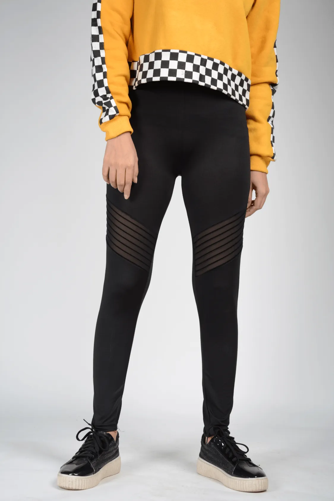 LT Fit Mesh Panel Yoga Pants - LTFL3