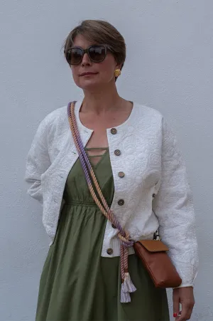 Maison Hotel Boticcelli Tesela Ivory Jacket