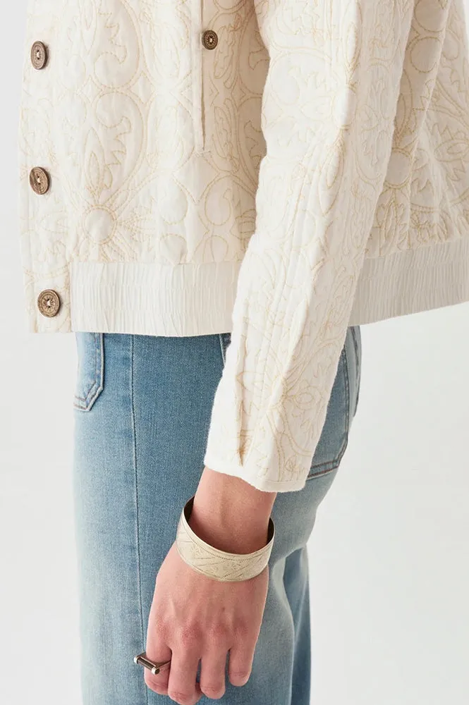 Maison Hotel Boticcelli Tesela Ivory Jacket