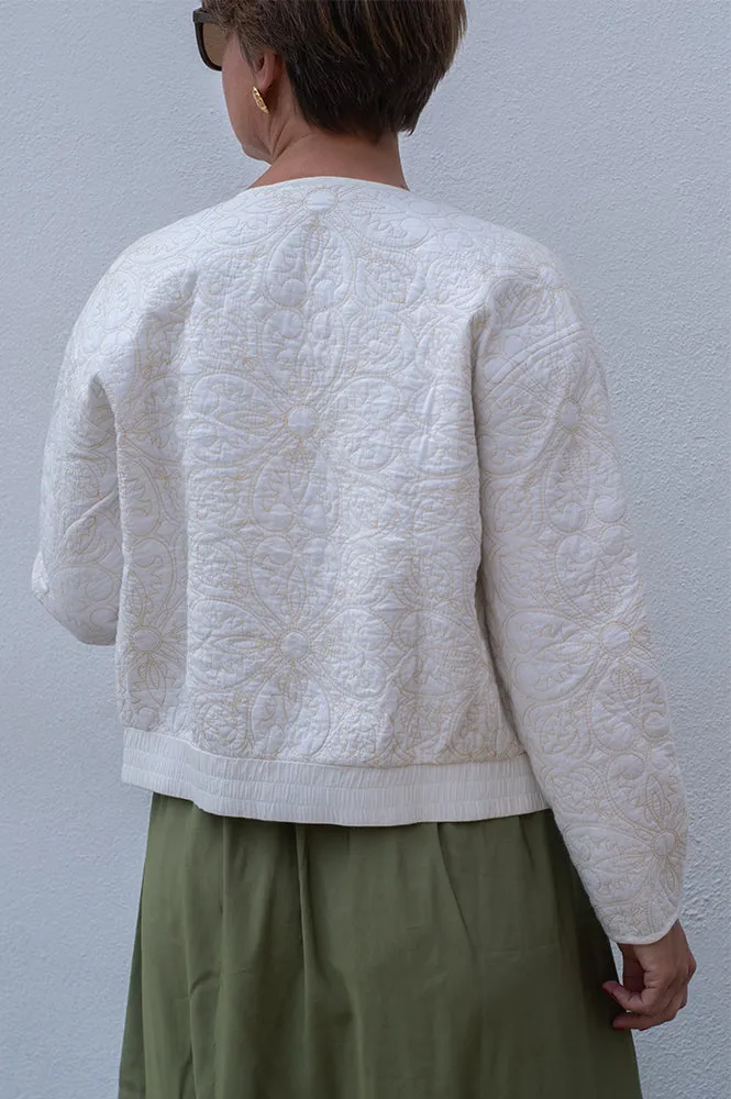 Maison Hotel Boticcelli Tesela Ivory Jacket