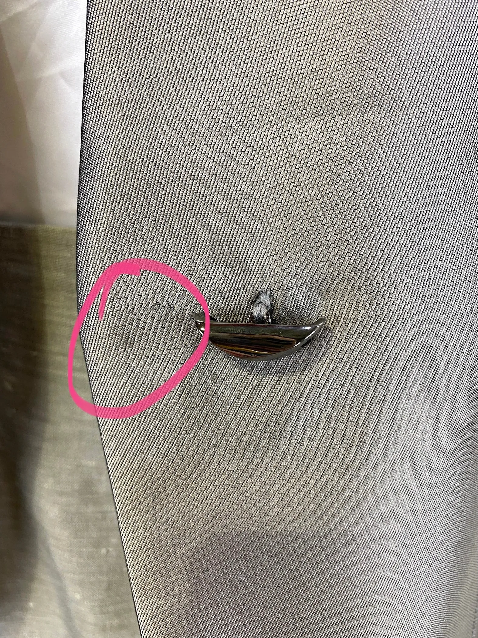 Vintage 1990s Sunny Choi Grey Silk Blazer, S-M